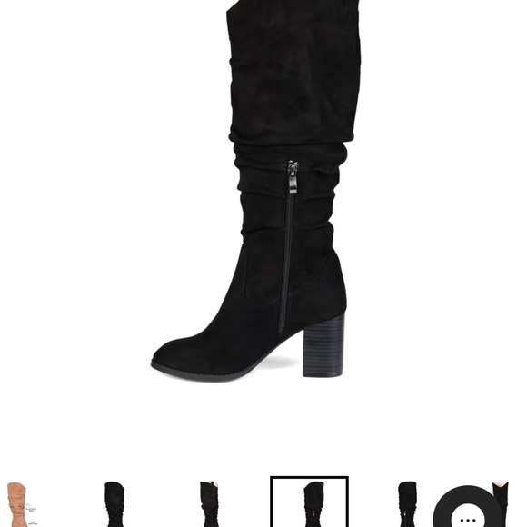 Suede Aneil boot from Journee slouchy design - Picture 3 of 7